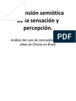 Dimensión Semiótica de La Sensación y Percepción