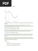 Extreme Value Theorem