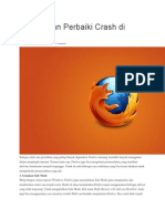 Cara Instan Perbaiki Crash Di Firefox