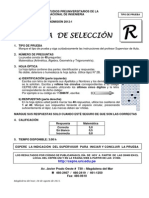 Basico - 2012-1-Prueba de Seleccion PDF