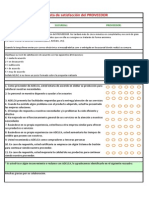 Encuesta Satisfaccion Al Proveedor PDF