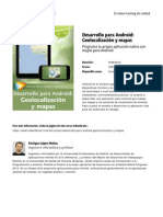 Desarrollo para Android Geolocalizacion y Mapas PDF