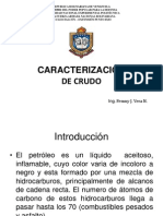 Caracterización de Crudo