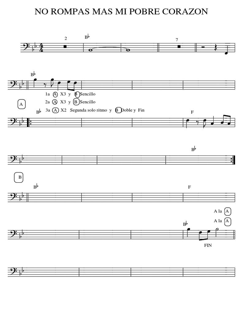 No Rompas Mas-Partitura PDF | PDF