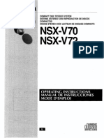 Aiwa NSX-V70 Operating Instructions