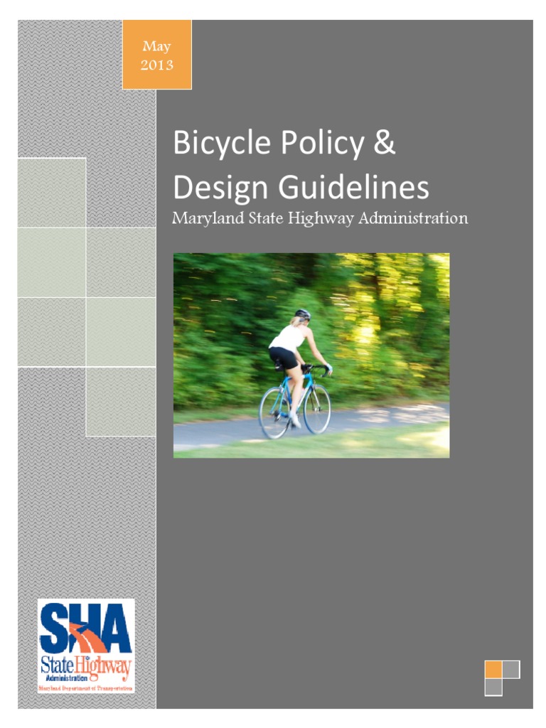 Maryland Bicycle Policy Guidelines | PDF | Cycling Infrastructure | Lane