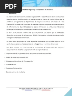 D.5 Continuidad Del Negocio y Recuperacin de Desastres ISACA PDF