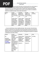 universal design assignment