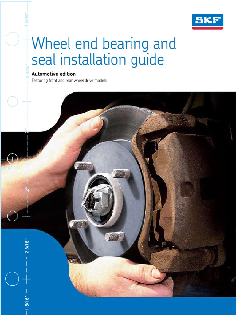 SKF Wheel Bearing Installation Guide With Free End Play | PDF | Bearing ...
