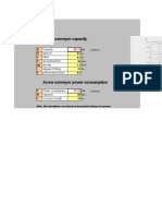 Screw Conveyor Calculation