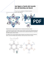 El Blindaje Más Ligero y Fuerte Del Mundo Estará Formado de Estrellas de David Moleculares