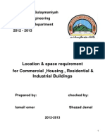 Location and Space Requirements