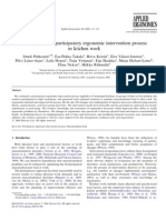 Pehkonen Et Al 2007 - Evaluation of A Participatory Ergonomic Intervention Process in Kitchen Work PDF