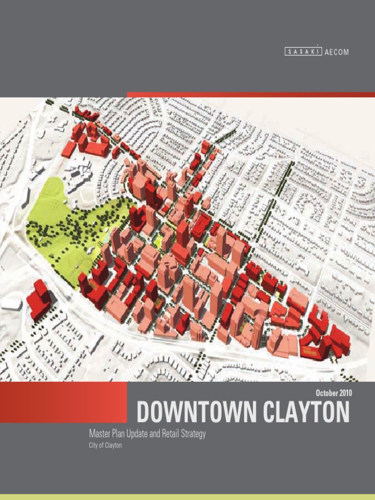 Clayton, MO Downtown Master Plan Street Retail