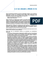 Propuestas Para El Uso Adecuado y Eficiente de Los Medicamentos