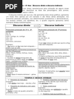 Discurso direto e indireto-6ºano.doc