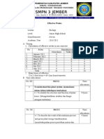 SMPN 3 Jember: Effective Weeks