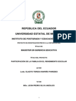 Proyecto de Tesis Gerencia Educativa PDF