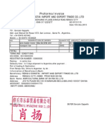 Proforma Invoice: Renqiu Dongtai Import and Export Trade Co.,Ltd