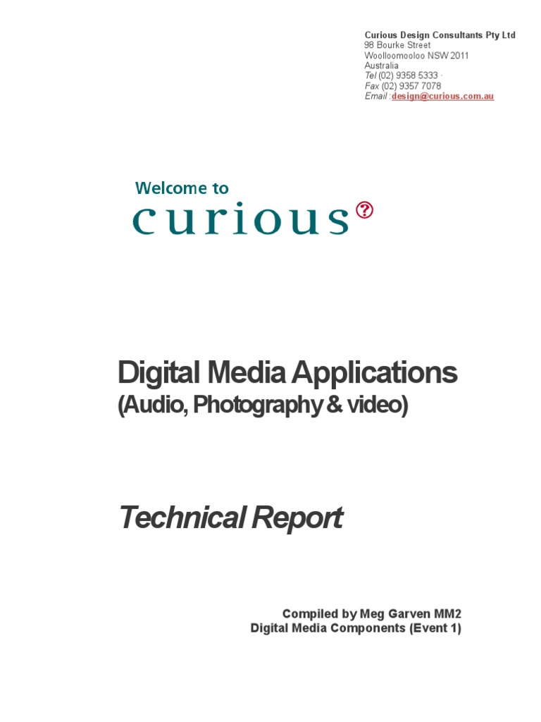 Curious Design DM Report | PDF