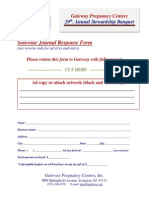 Banquet 2014 Ad Journal Response Form
