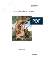 Teologia Del Cuerpo Leccion 01 PDF