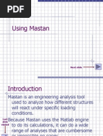 Using Mastan