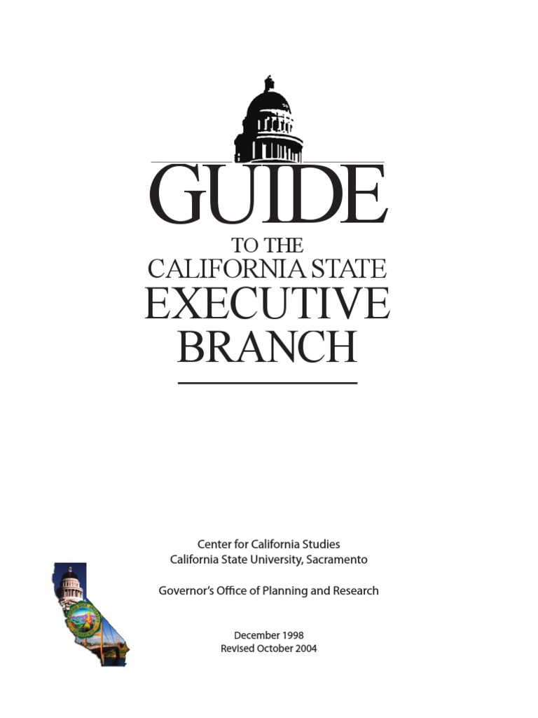 Guide to the CA State Executive Branch Pardon California Courts Of