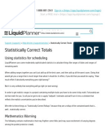 LiquidPlanner Methodology_ Use Statistics for Scheduling