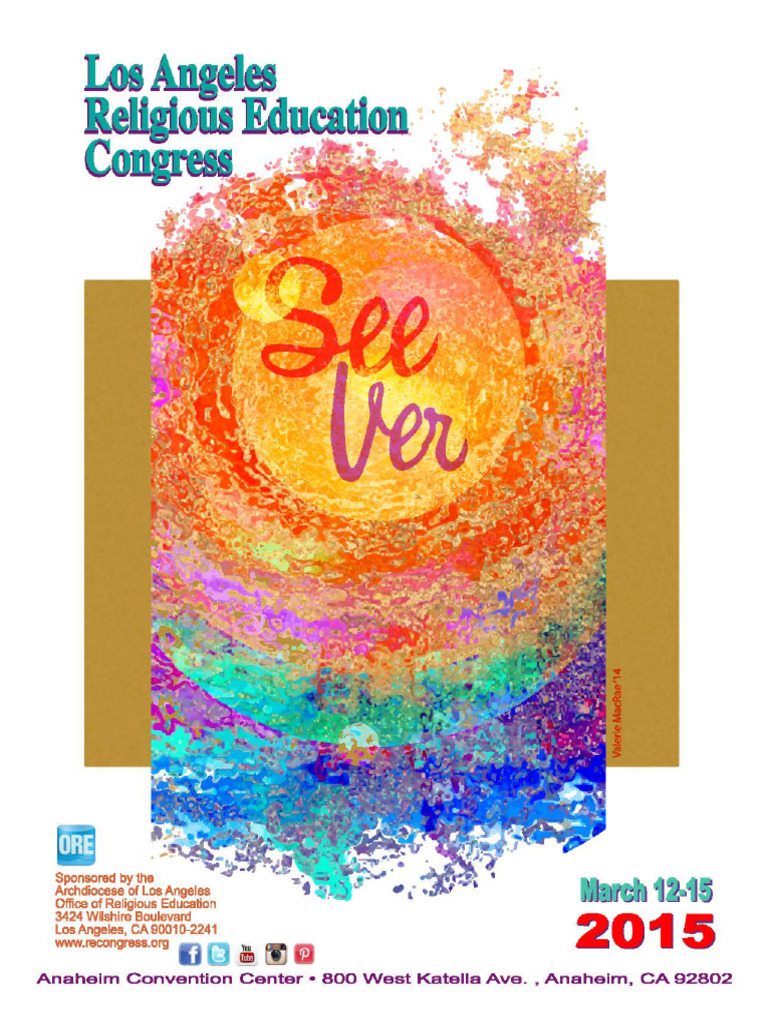 RECongress 2015 Registration Guidebook Jesus Catholic Church