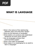 What Is Language