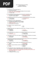 OB-GYN Board Exam Questions | PDF | Ovarian Cancer | Childbirth