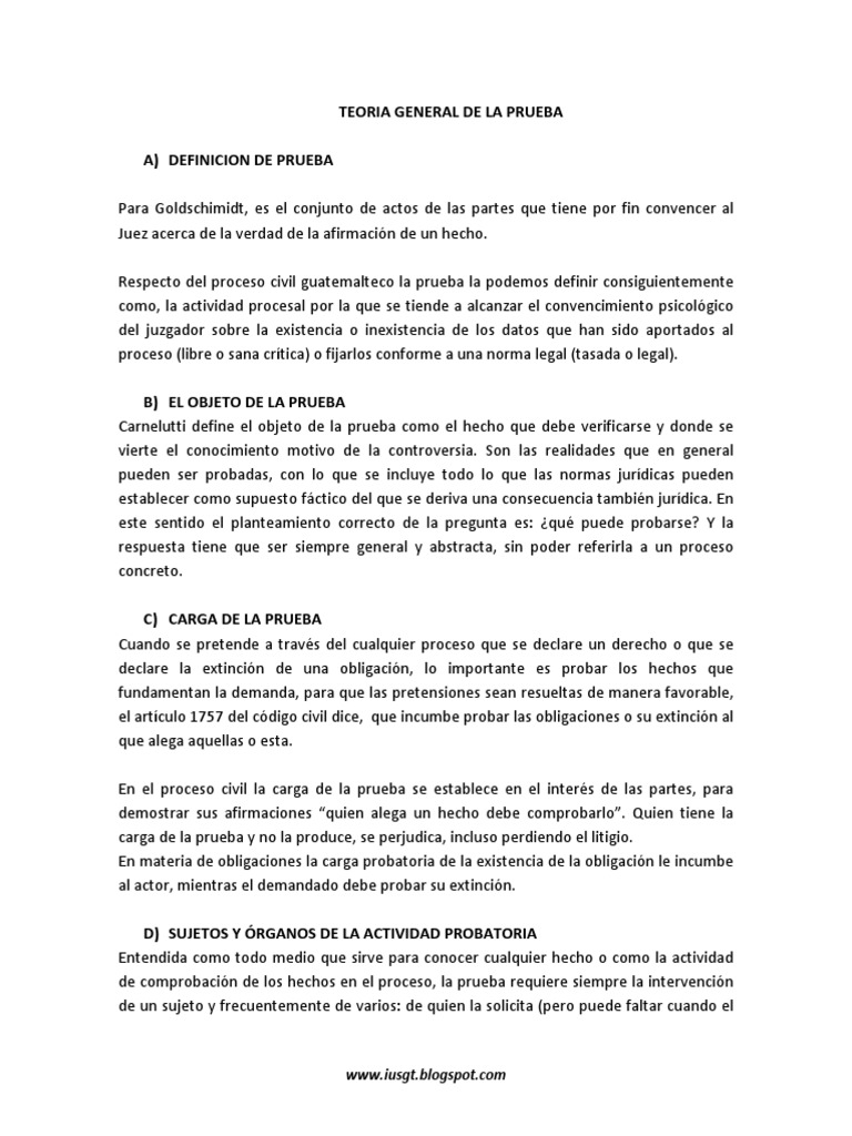 Teoria general de la prueba_teoria_online