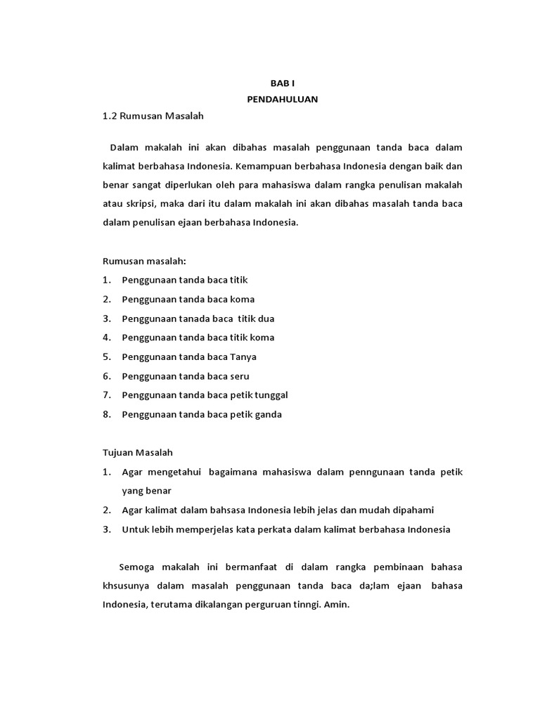 Tanda Baca Pdf