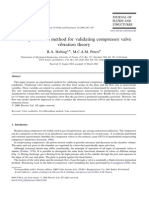 An Experimental Method For Validating Compressor Valve Vibration Theory PDF