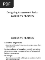 Designing Assessment Tasks