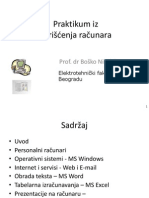 Praktikum Iz Koriscenja Racunara