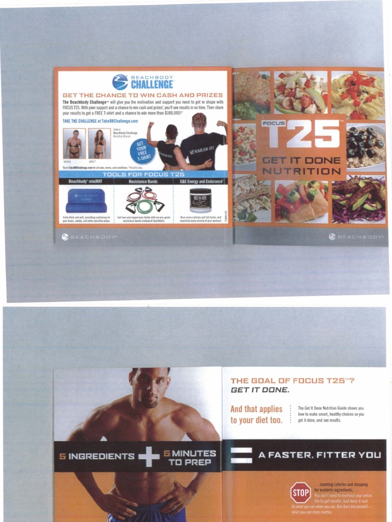 Focus T25 Nutrition and Meal Guide | PDF | Salsa (Sauce) | Meal