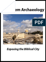 Jerusalem Archaeology Exposing the Biblical City