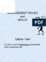 Management Roles and Skills