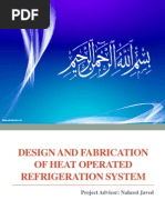 Solar Absorption Refrigeration