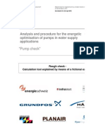 Optimize Water Pump Energy Use