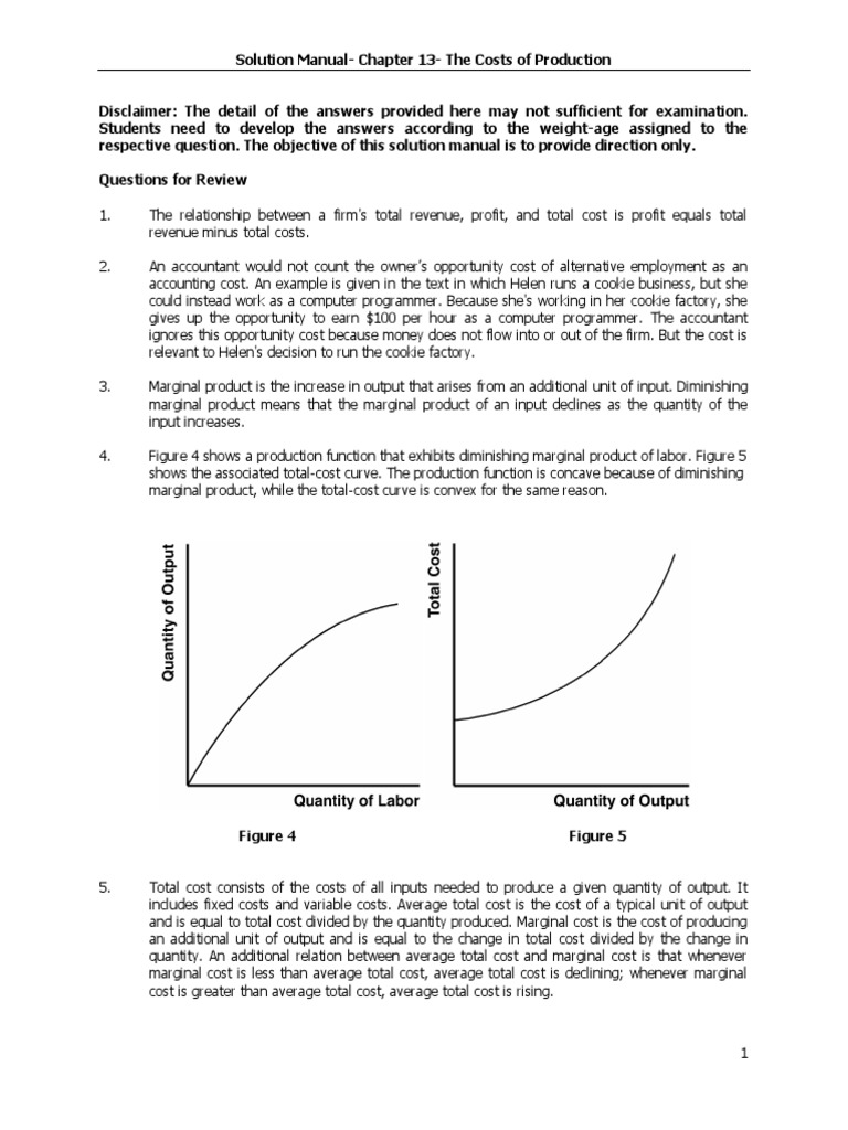 Cost Curves and Production Analysis | PDF | Average Cost | Marginal Cost