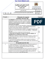 تصحيح الإمتحان الوطني للبكالوريا الدورة العادية 2011 مادة علوم الحياة والأرض ( الترجمة الإسبانية ) شعبة علوم الحياة والأرض.pdf