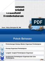 3.1. Pengembangan Budaya Organisasi Melalui Organisasi Pembelajaran