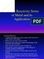 3C The Reactivity Series of Me f4