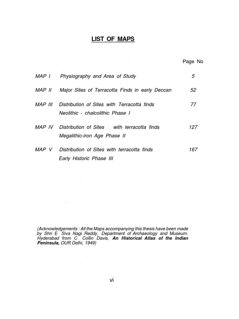 07 - List of Maps | PDF