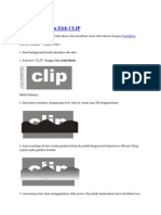 Membuat Tulisan Efek CLIP PDF