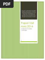 Papal Visit To Asia and Oceania 2014 | PDF | Catholic Church | Pope