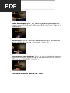 Jundi's homemade weapon catalog